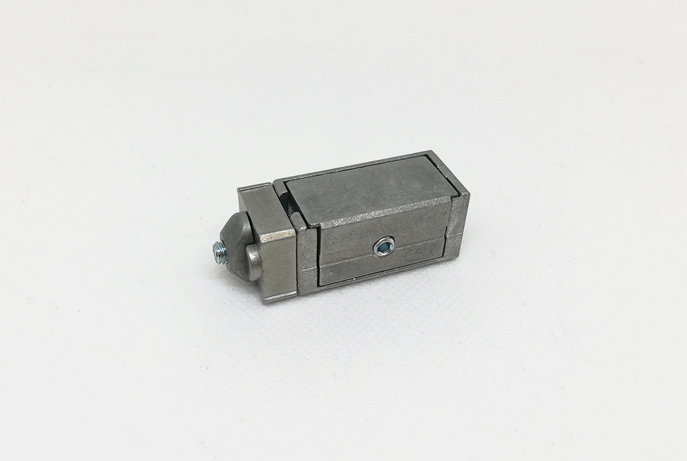 1-way lateral hidden transverse joint for drawn tube 20x20x1