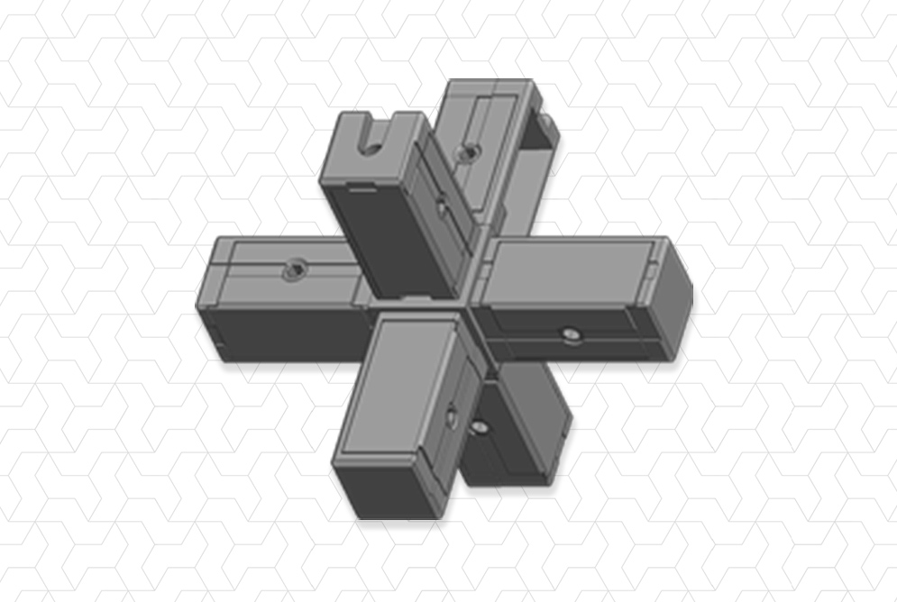 Giunto 20x20 6 vie