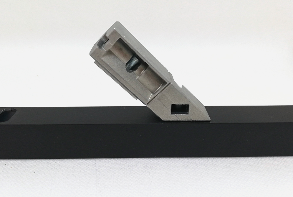 1 Way Hidden Joint with direct insertion in drawn tube 20x20x1mm